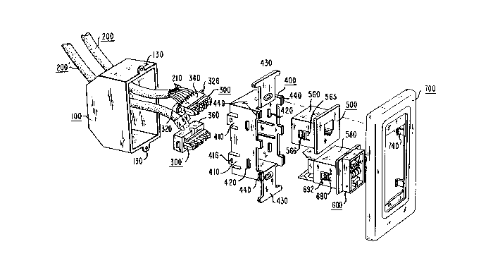 A single figure which represents the drawing illustrating the invention.